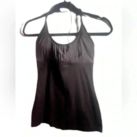 Lululemon Namaste grey black casual stylish run trendy athletic yoga tank top 6 - Picture 2 of 4